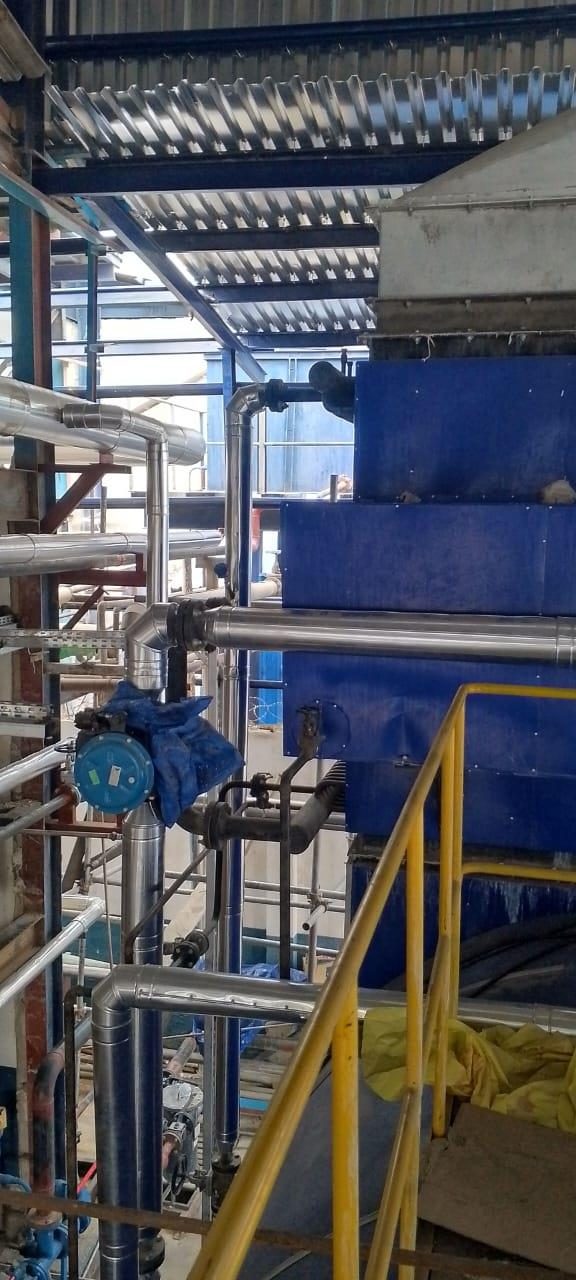 16 TPH Thermax Shellmax boiler installation, photograph 3