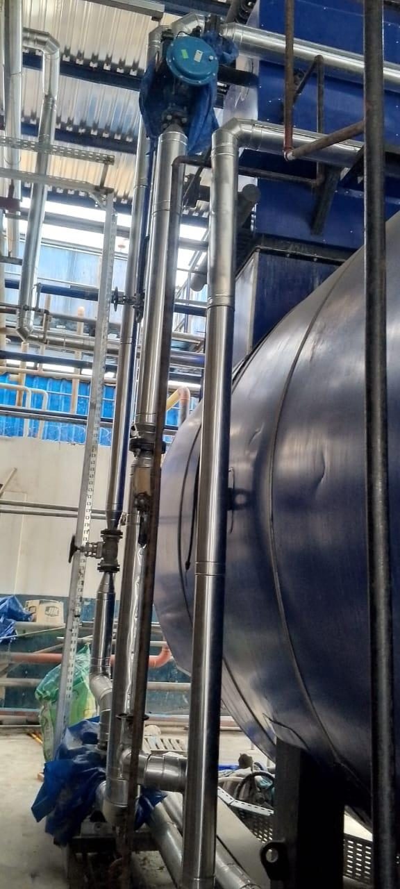 16 TPH Thermax Shellmax boiler installation, photograph 4