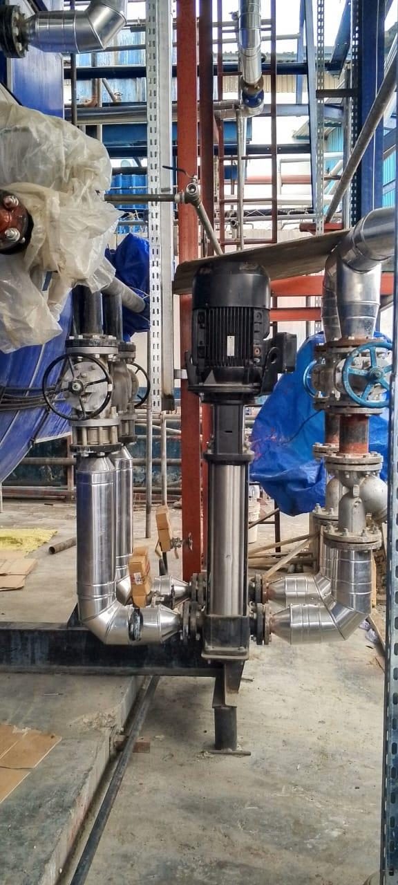 16 TPH Thermax Shellmax boiler installation, photograph 7