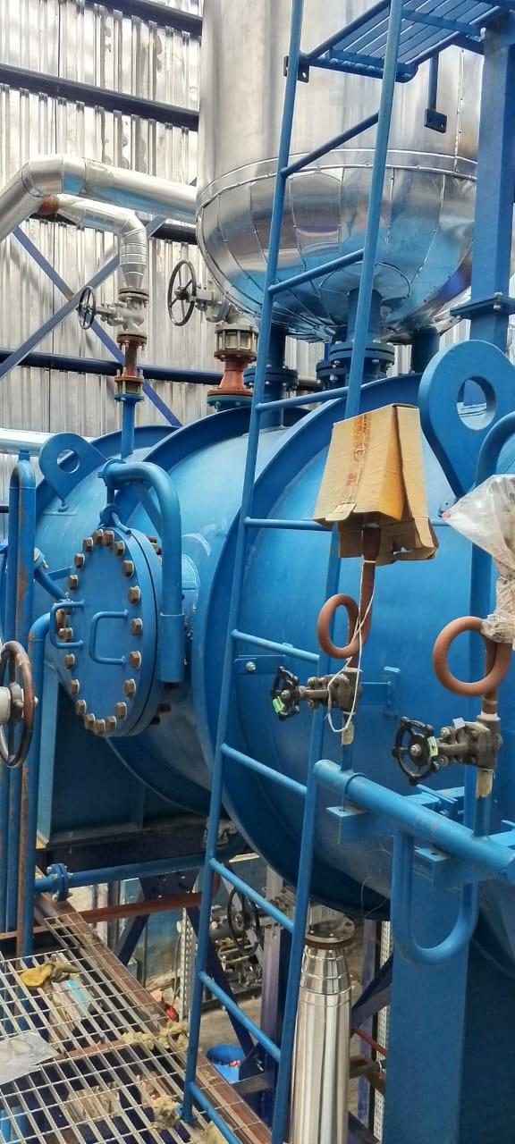 16 TPH Thermax Shellmax boiler installation, photograph 8