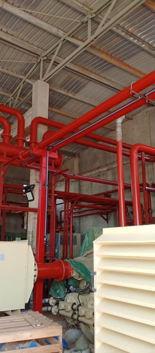Chiller plant, pump room and fire water piping, photograph 6