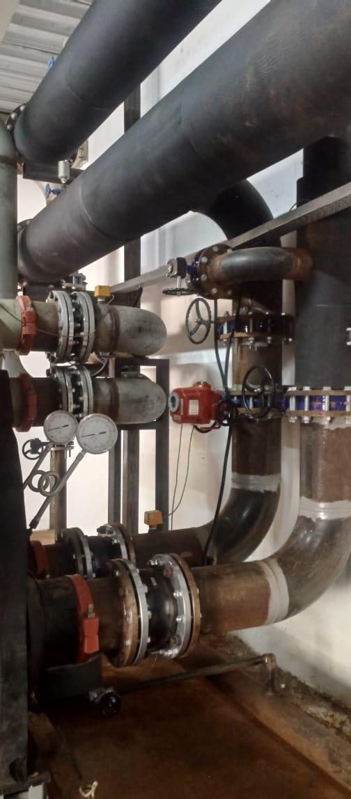 Chiller plant, pump room and fire water piping, photograph 9