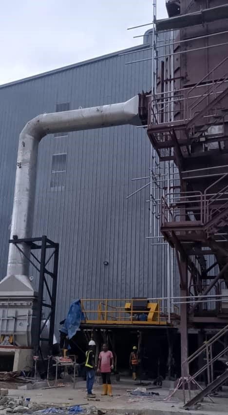 25 TPH Thermax biomass boiler installation, photograph 11