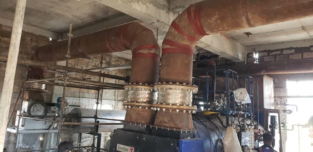 10.5 TPH waste heat recovery boiler and balance of plant, photograph 7