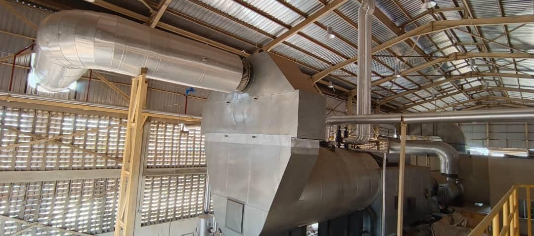 20 TPH boiler and turbine generator installation