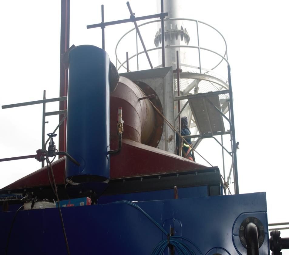 16 TPH Thermax Shellmax boiler fabrication and erection, photograph 3