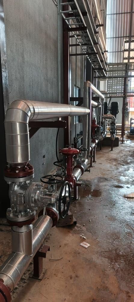 16 TPH Thermax Shellmax boiler fabrication and erection, photograph 7
