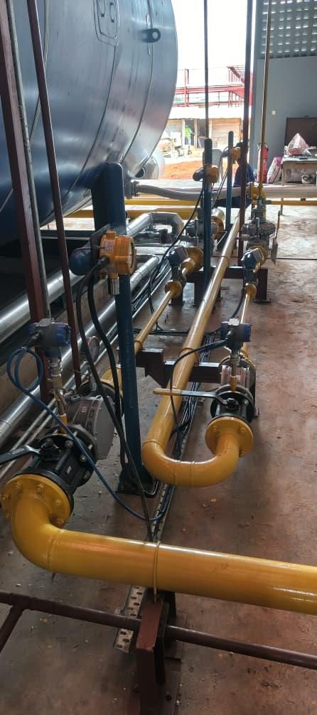 16 TPH Thermax Shellmax boiler fabrication and erection, photograph 9