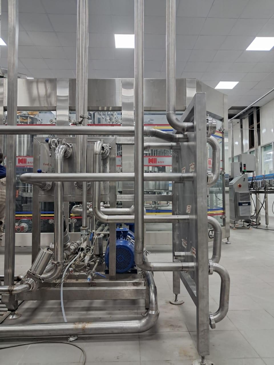 Stainless steel process line installations, photograph 3