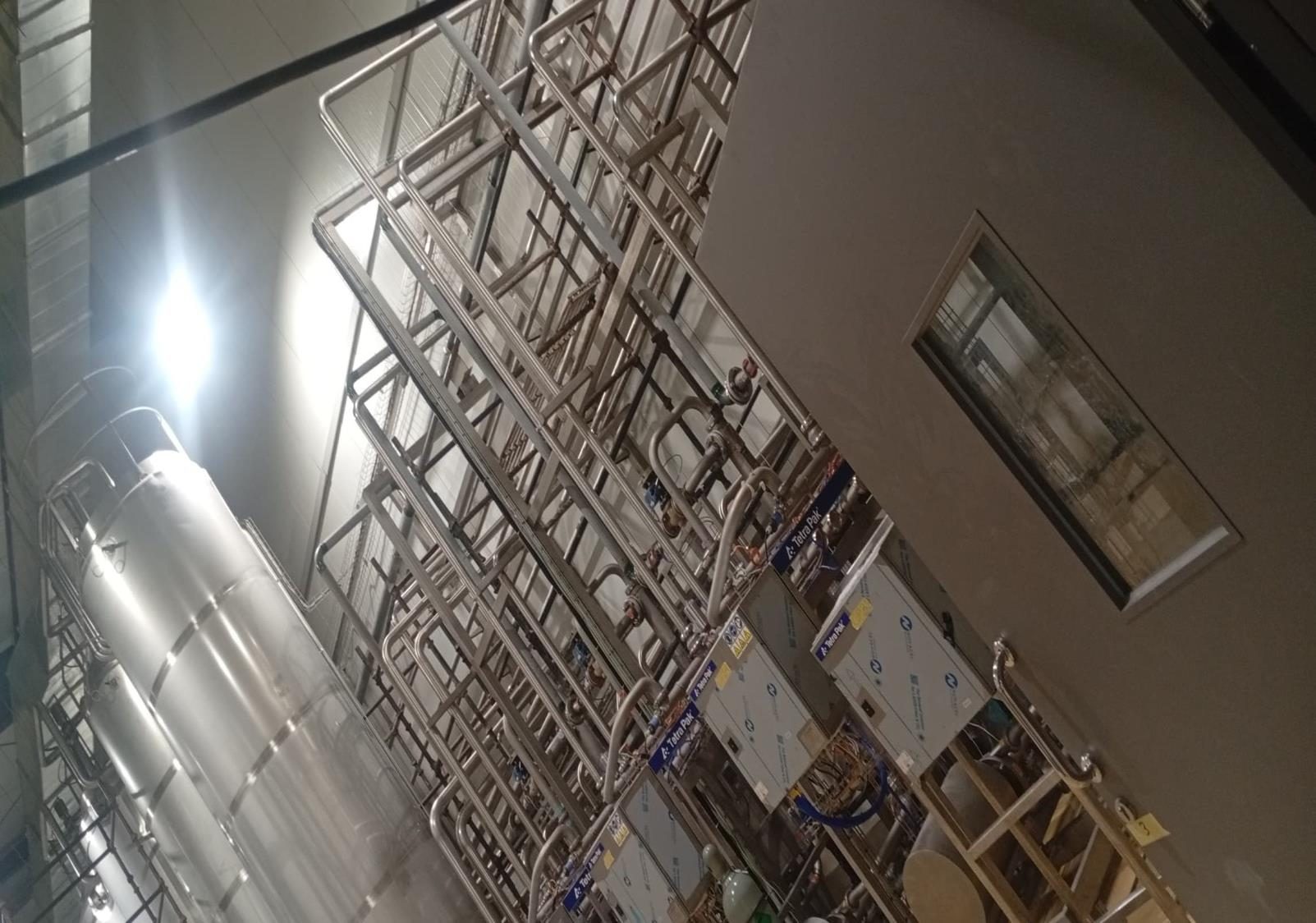 Stainless steel process line installations, photograph 11