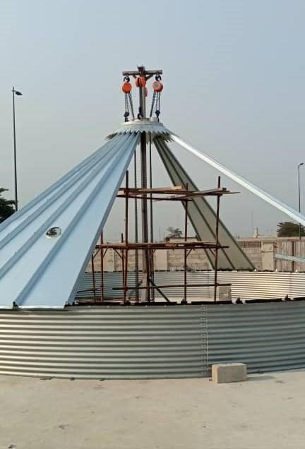 Silo installation, photograph 2