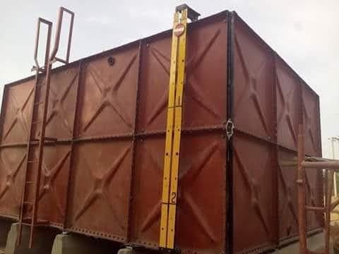 Tank fabrication and installation, photograph 10